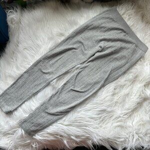 Aeropostale grey fleece lined sweater leggings, size M